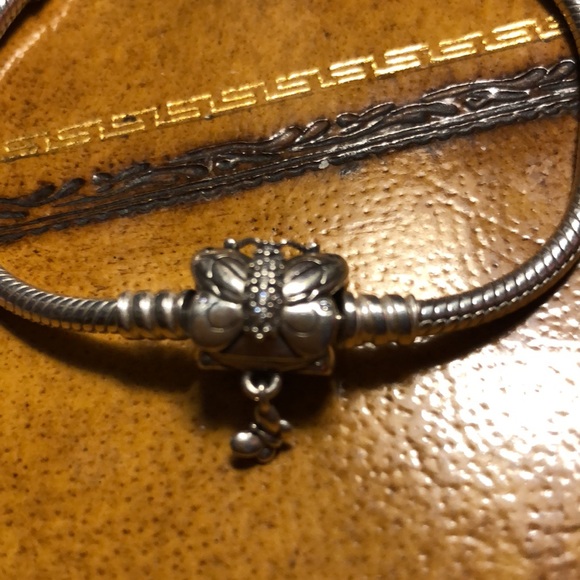 Pandora Moments Butterfly Clasp Snake 